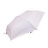 Rose Industry RIC 60cm Mini Folding 61605511 Women's Umbrella, Flat, Plain, Pink,