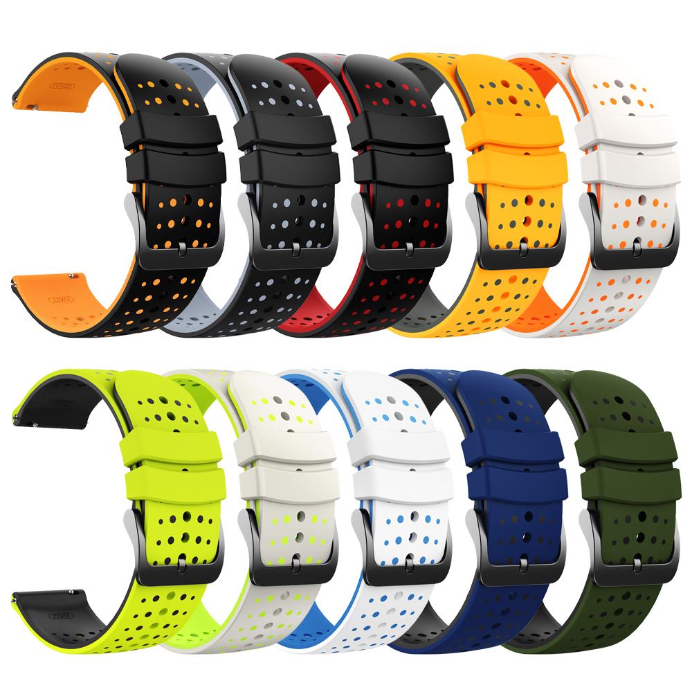 22mm Sports Silicone Strap For Redmi Watch 5 Active/Lite Replace Bands For Xiaomi Watch S4 Sport/For Garmin Venu 4 45mm Bracelet