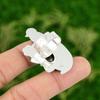 Natural Rhodonite Gemstone Multi Stone Bird Adjustable Ring 925 Sterling Silver