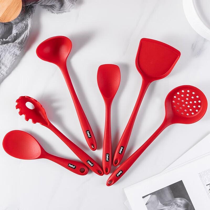 DeBao Rebecca 7-Piece Silicone Kitchen Utensil Set