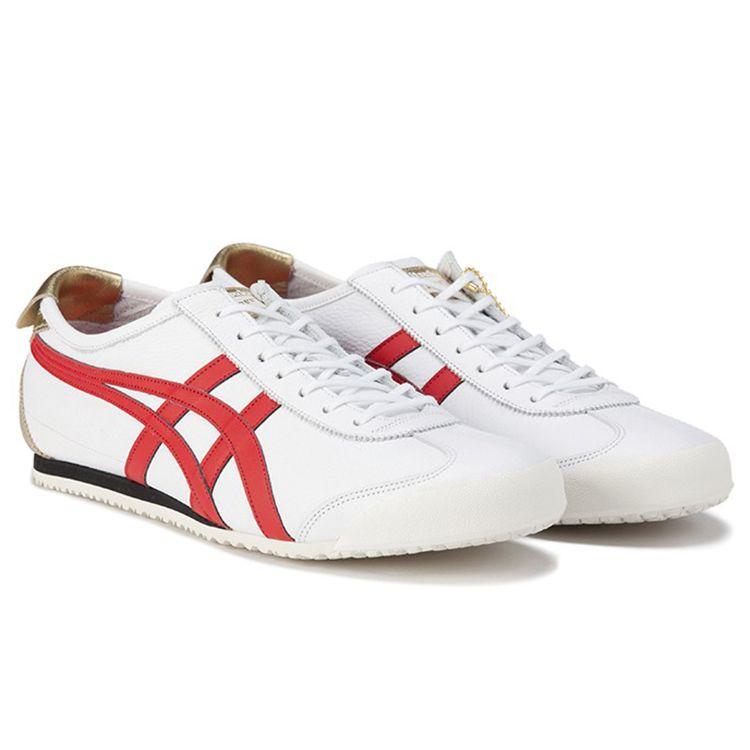 Onitsuka Tiger Mexico 66 Synthetic Leather Retro Sports Comfortable Non-Slip Wear-Resistant Lightweight Low-Top Casual Shoes 1183B572-100