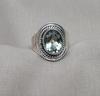Green Amethyst 925 Sterling Silver Ring: February Birthstone Boho Handmade Jewelry