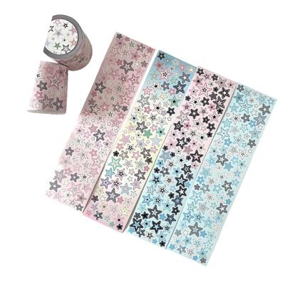 Creative Journal Sticker Roll Adhesive Plastic Decorative Scrapbooking Labels For Planners School Projects Art Supplies