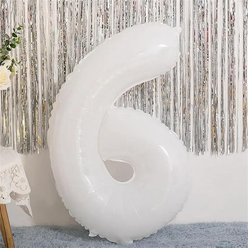 32-Inch Gradient Color Aluminum Foil Number Balloons - US Version