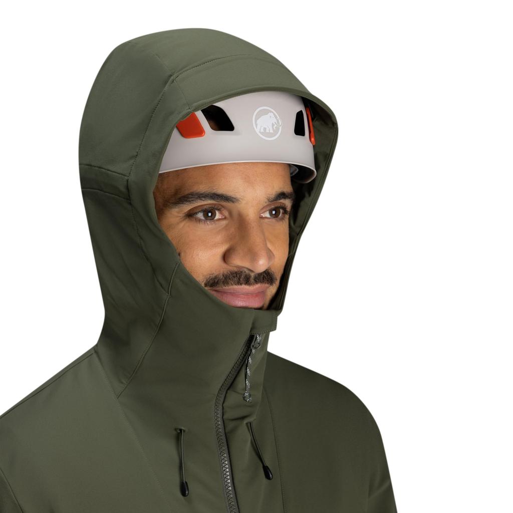 Mammut Trekkers SO Hooded Jacket AF Dark Asian Fit Men's 1011-02520, Marsh,