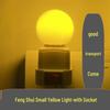 Yellow LED Feng Shui Night Light Strip with Always-On Switch for Bathroom or Bedside