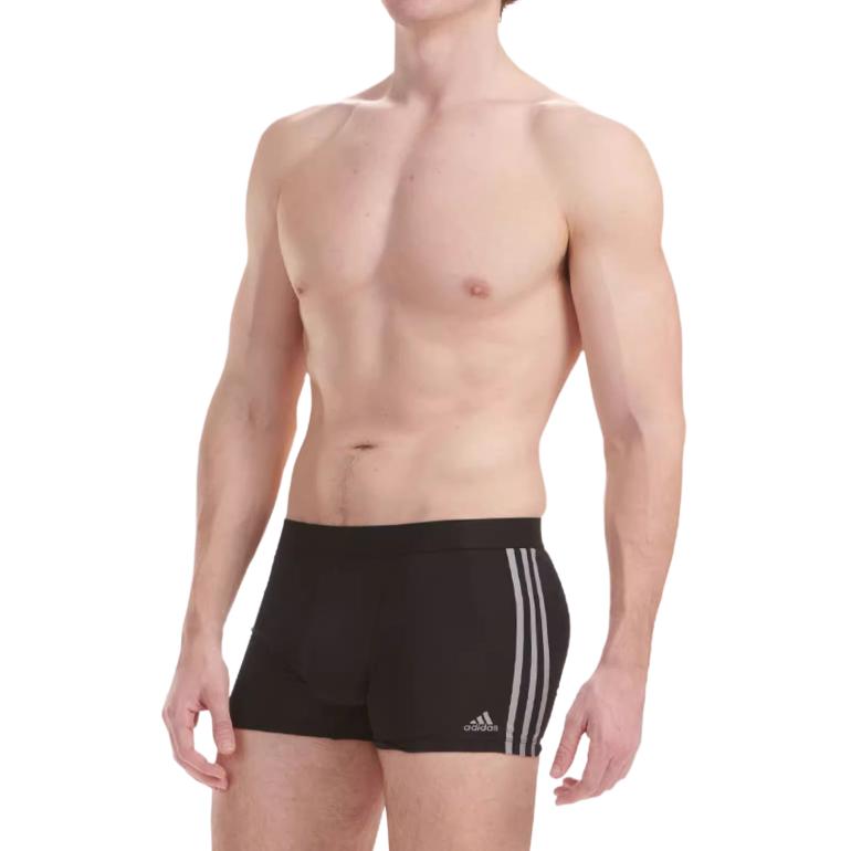 Adidas Anti-Chafing Quick-Dry Stretch Cotton Boxer Briefs 3-Pack Men Underwear 4A2M02-000