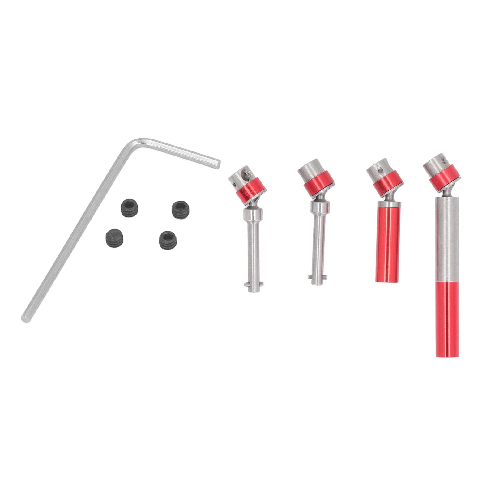 

Центральний карданний вал RC з нержавіючої сталі Деталі оновлення карданного вала автомобіля RC для HOBBYPLUS 1/18 4WD CP18P Red