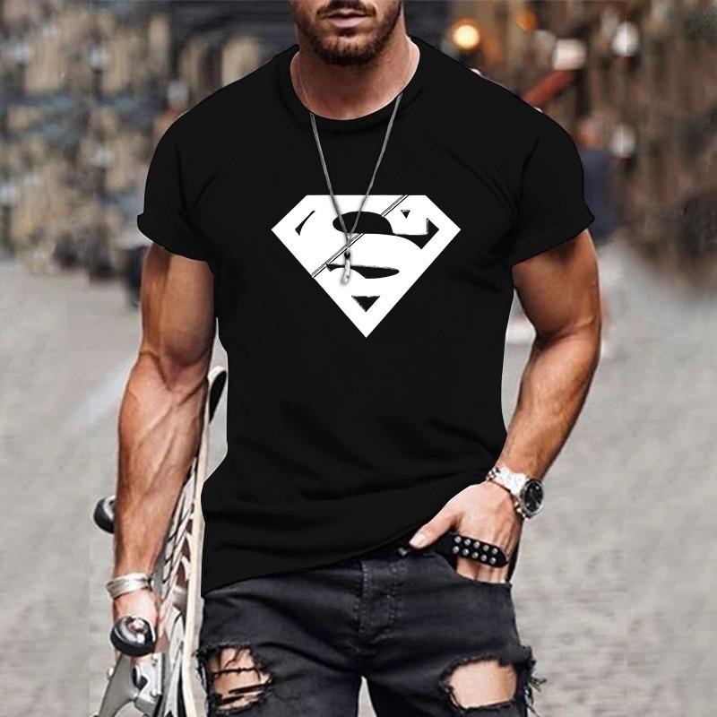 Popular men s hot fashion T-shirt sports style creative design 3D printing design printing S