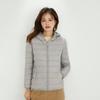 Winter new hooded down jacket women's light and thin women's jacket short light and fashionable white duck down
