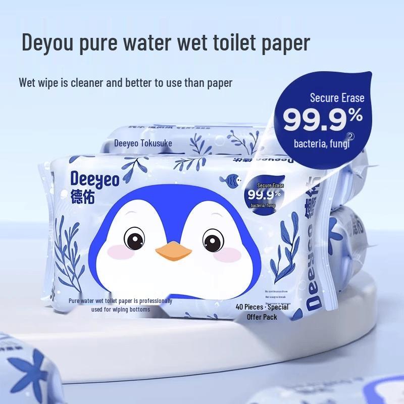 DeYou Pure Water Gentle Wet Toilet Paper