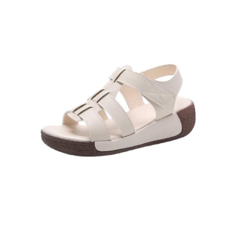 Sandals Can Be Worn for Commuting To Work, Summer Fashion Versatile Thick-soled Muffin, Light Word with Sandals