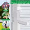 Metal Rainwater Collection Diverter Catching Rainwater Collector Downspout Splitter  Water Reuse