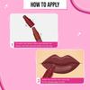 SUGAR POP 4 in 1 Lip Twist Stackable Satin Matte Lipstick Travel Friendly Multi Use Makeup Set 6.4g Bare Perfection