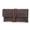 Cowhide Leather Pen Pouch Leather Pencil Storage Bag Retro Stationery Organizer  Office