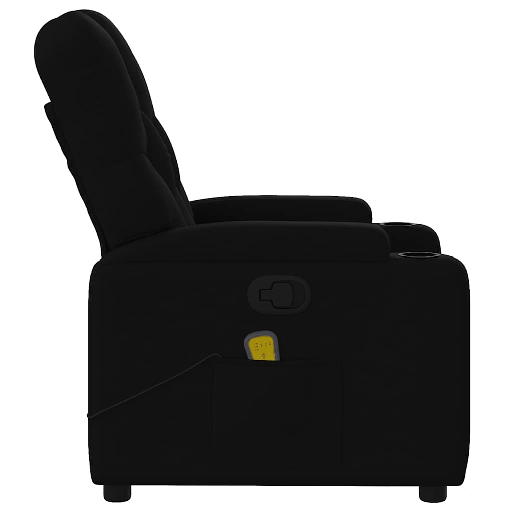 Massage Chair Black Fabric