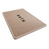 Huaqianguhh Minimalist Bathroom Rug, Absorbent Non-Slip Floor Mat, Rectangular Door Mat for Home Entrance Bedroom Living Room