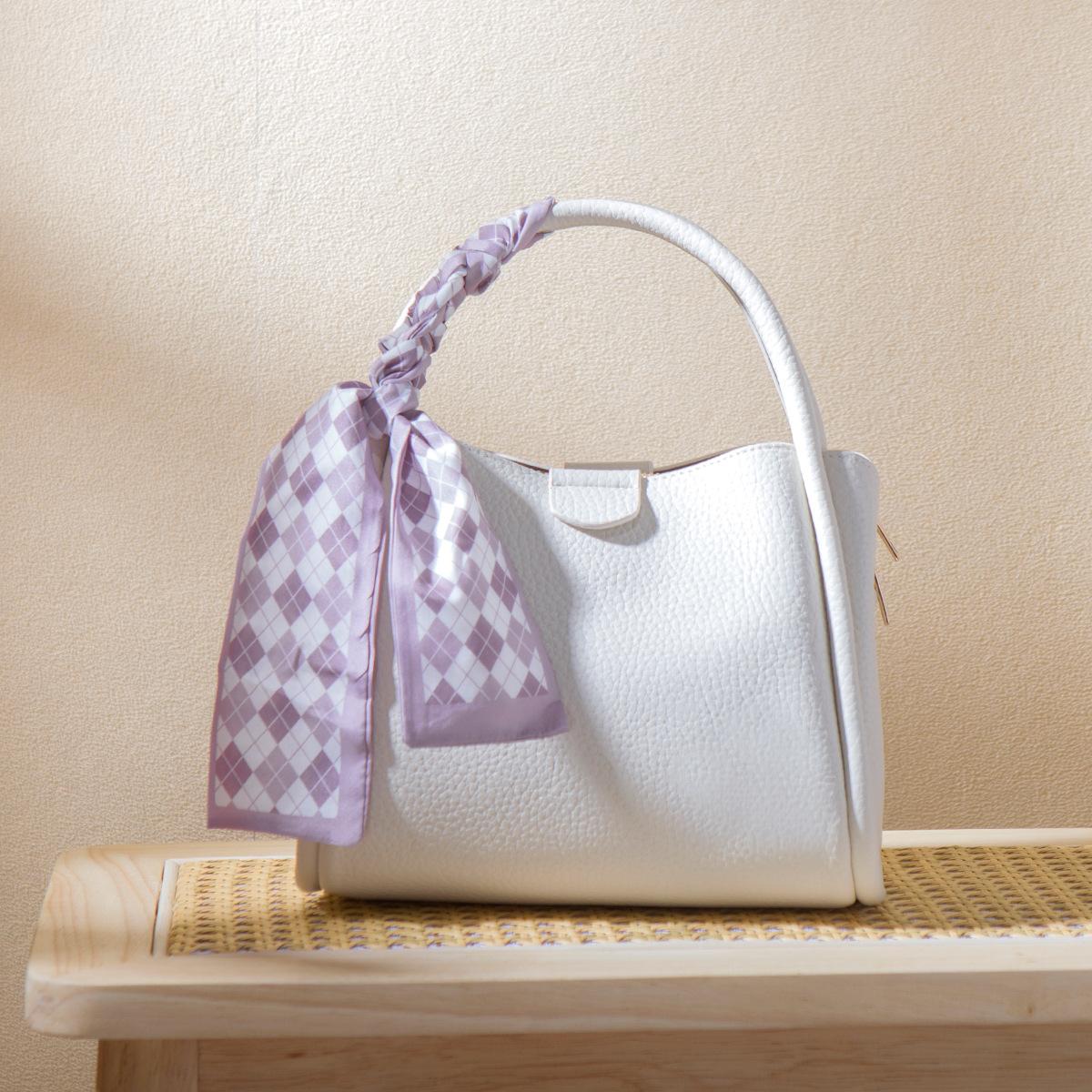 

Handbag women s 2025 new summer niche bucket bag commuter versatile shoulder messenger bag popular women s bag білий