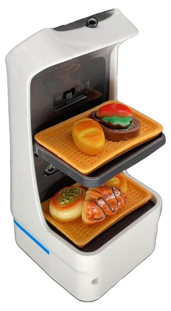 TKSK RC Petit STEAM Food Delivery Operates Two Robots Family Restaurant Battery Total Ages 6 and Robot, Simultaneously, Robot, Cat-Shaped Robot,