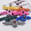 Cute Long-Tailed Monkey Key Chain Cartoon Cute Monkey Keychain Plush Toy Doll Bag Accessories Gift For Children