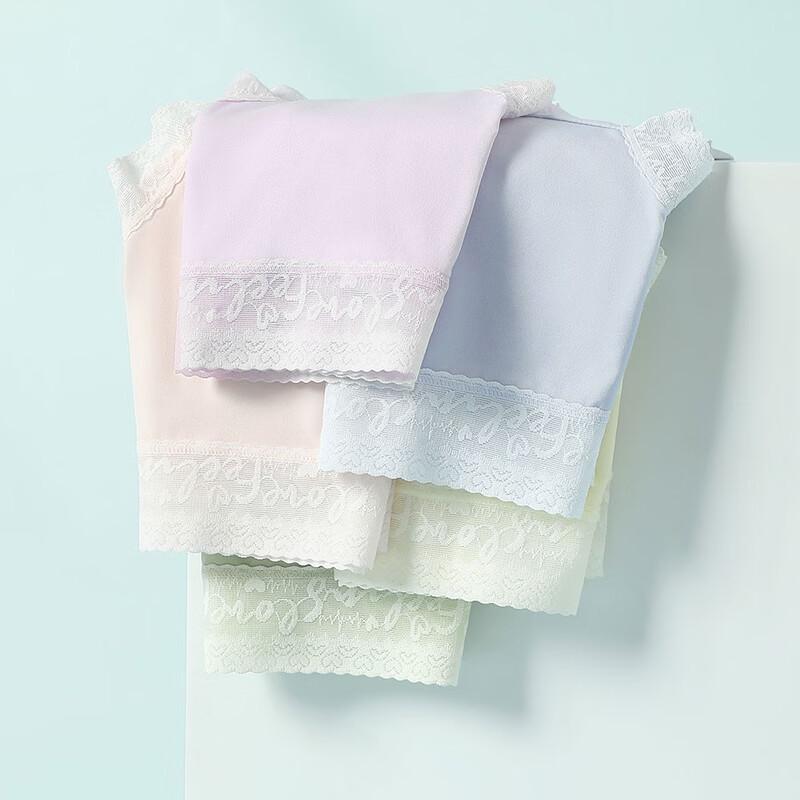 Fenteng Women's Silk Blend Lace Trim Panties 5-Pack
