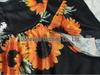 Women Summer Casual Floral Print Short Sleeve Henry Shirt