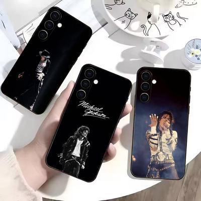 Etui Na Telefon Singer M-Michael Jackson Do Samsung Galaxy A73,A72,A71,A70,A53,A52,A51,Miękki Silikon Czarny Pokrowiec