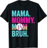 Mama Mommy Mom Bruh Baseball Drip Ice Cream Mother's Day T-Shirt