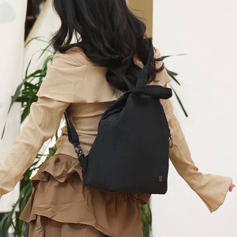Nylon Minimalist Backpack For Daily Commuting With Breathable Design And Inner Pouch