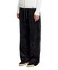 ERA Unisex Suede Effect Track Pants - Black