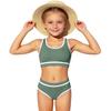 Ensemble Bikini pour Filles - Maillot de Bain Ado Haut & Bas Séparés