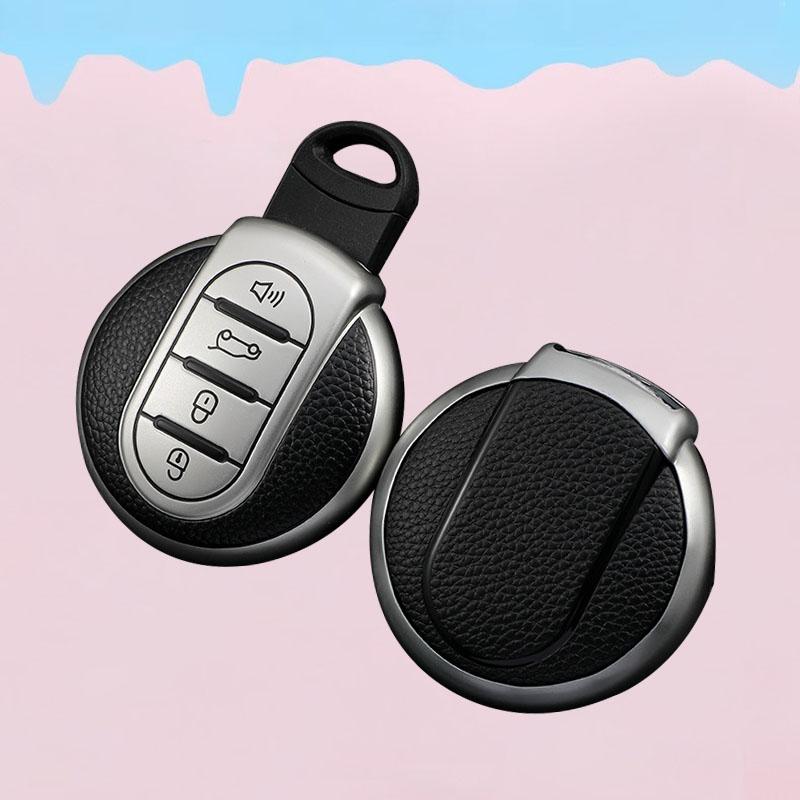 Leather TPU Car Key Case Cover for Cooper F55 F56 F57 F54 F60 JCW Clubman Countryman Keyless Shell Auto Accessories