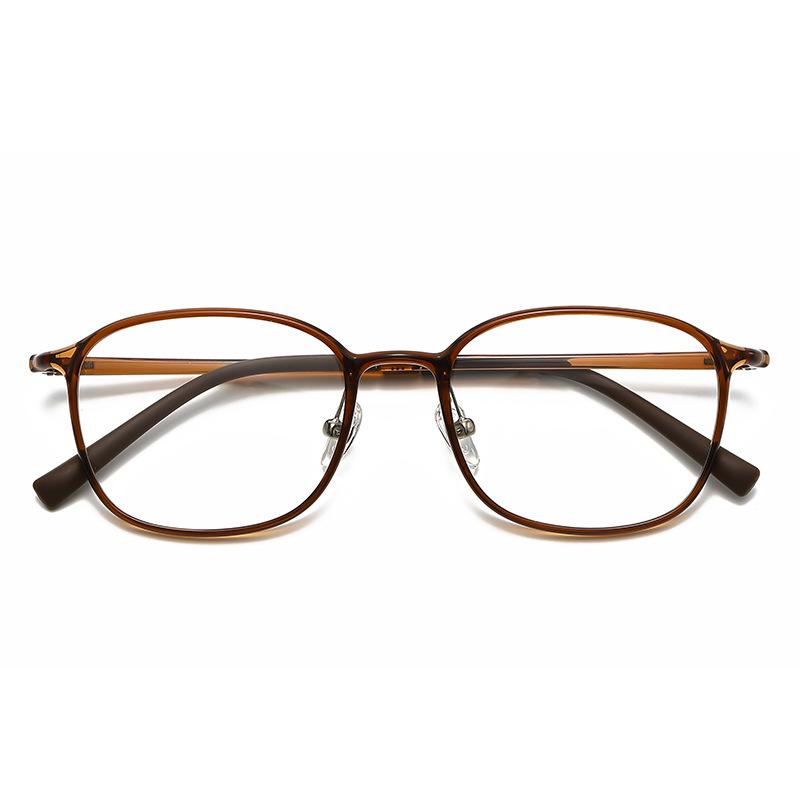 Ultralight Retro Square Eyeglass Frames - Unisex High-End Korean Design