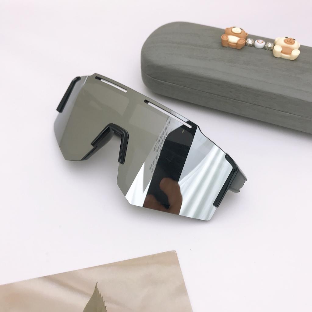 Fashionable New Children's Sunglasses, Outdoor Colorful Cycling Sunglasses For Boys And Girls, One-Piece Sports Glasses