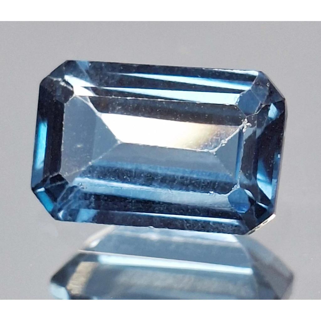Natural Teal Blue Tourmaline 5-7 Ct Emerald Cut Certified Fabulous Gemstone
