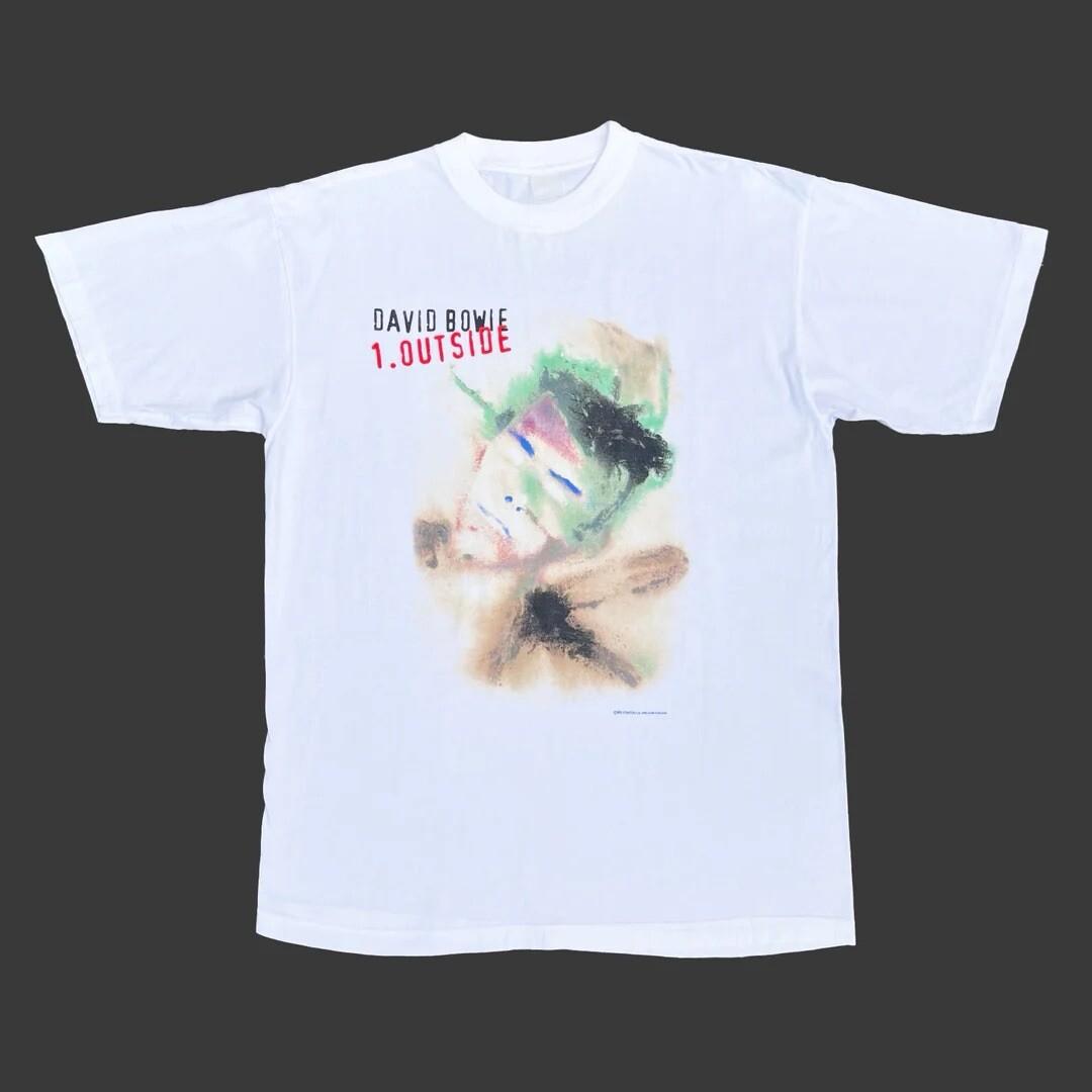 David Bowie 1995 90s Vintage Outside World Tour Band Concert Rare Unisex T-Shirt L