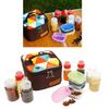 10Pcs Seasoning Bottle Set Outdoor Portable BBQ Sualt Pepper Powder Picnic Spice Box 1 Set