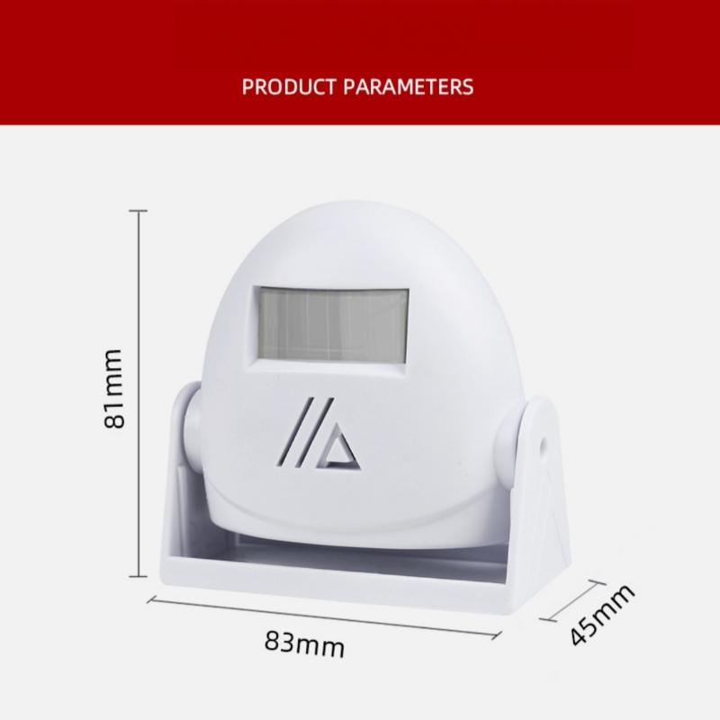 Wireless Door Bell Motion Sensor Visitor Entry Alert Door Chime Theft Alarm Intelligent Door Bell For Home