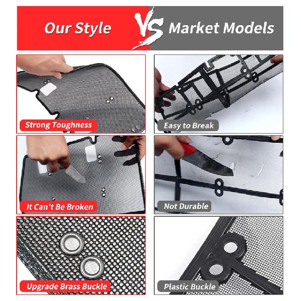 2015-2021 For Toyota Alphard Vellfire 30 Insect-Proof Grille Net Mosquito-Proof Water Tank Middle Net Front Face Modification