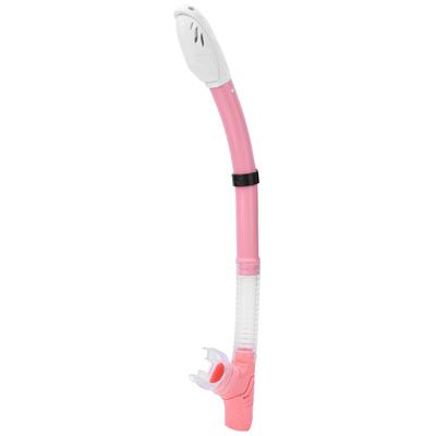 Tubo di respirazione professionale in silicone per immersioni Attrezzatura per l'allenamento al nuoto e lo snorkeling Rosa