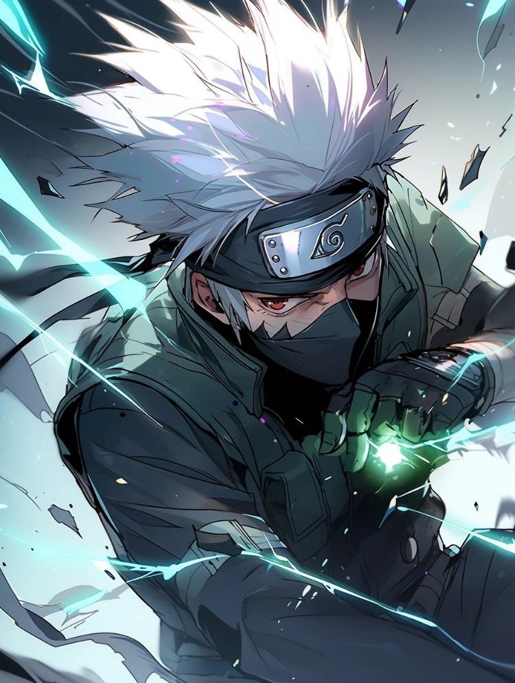 Hatake Kakashi 5D DIY Diamond Painting Naruto Embroidery Anime Cross Stitch Mosaic Rhinestones Hobby Home Decor Children's Gifts