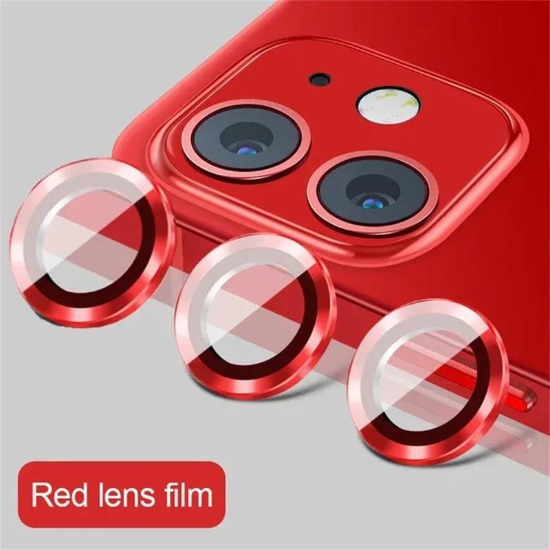 2-3Pcs Camera Lens Protector For IPhone 12 13 14 15 Pro Max 13 Mini Metal Ring Protector Glass Camera Lens For IPhone 14 Pro Max