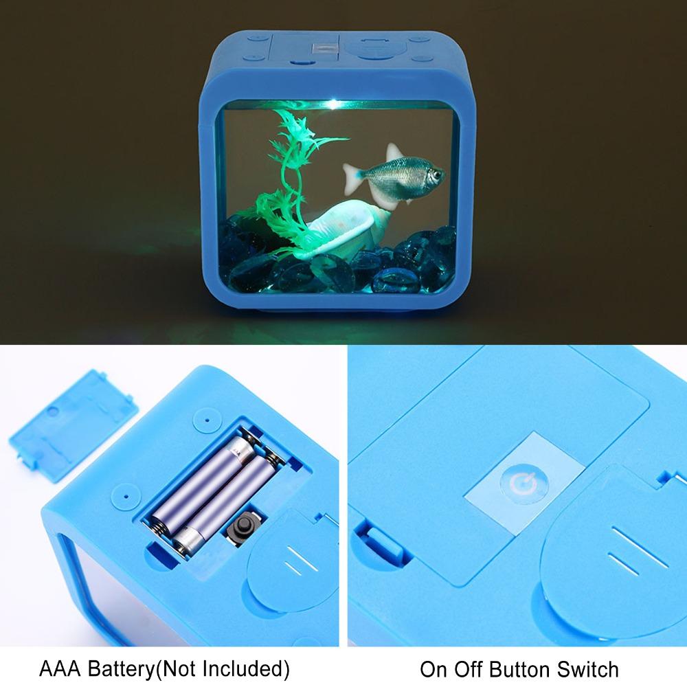 LED Light LED Light Fish Tank Detachable Design Small Aquarium Betta Fish Tank  Home Decoration