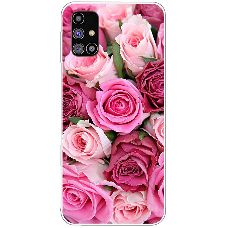 Do Samsung Galaxy A31 A51 A71 Etui Silikonowe Tylne Etui Telefoniczne Do Samsung A315 A515 A715 Miękkie Etui Zderzak Coque z Kreskówką