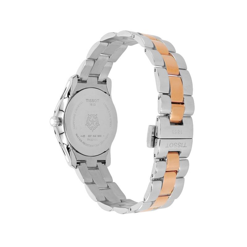 Tissot Wave Collection Quartz Movement 30m Water Resistance Women's Watch 30mm White Dial T112.210.22.113.01