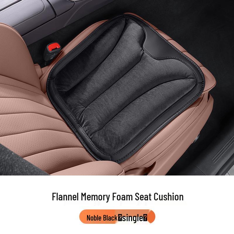 Car Seat Neck and Lumbar Support Pillow – Universal Flannel Cushion for All Seasons