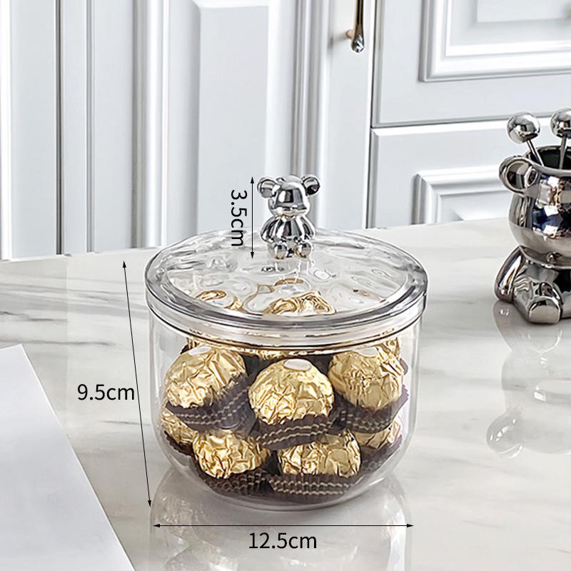 Premium Coffee Bean Storage Jar: Transparent, Food-Grade, Moisture-Proof Container for Snacks, Dried Fruits, and Sunflower Seeds