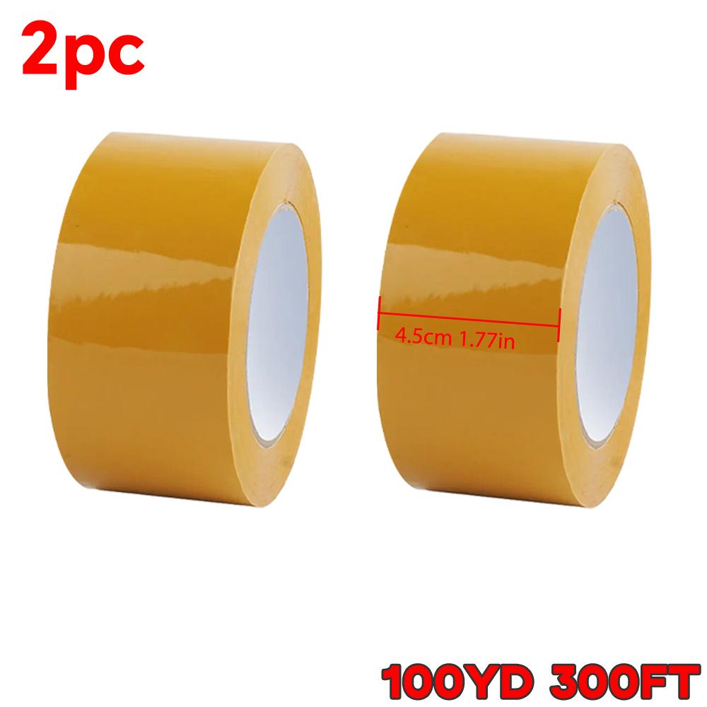 Transparent Yellow Transparent White Tape for Express Packaging of Large Rolls and Thick Box Sealing Yellow Tape