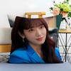 Actress Sweet P-Park Shin Hye Cushion Cover Washable Linen Pillowcase Soft For Sofa Bed Cozy Home Room Decor