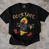 Vintage Duct Tape Duck Shirt, Sarcastic Animal Lover Tee, Retro Graphic Tee